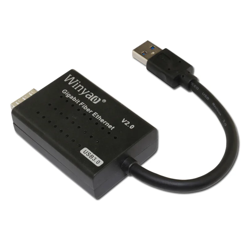 Winyao USB1000F USB3.0 к SFP 1000 м гигабитное волокно NIC Ethernet Сетевая карта для ПК ноутбук rtl8153 чипсет для медиаконвертера