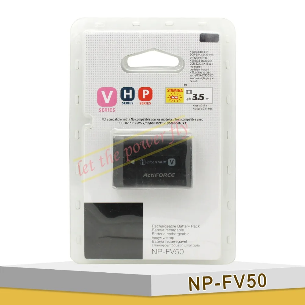     NP-FV50 NPFV50    SONY NP-FV30 FV70 FV100 FH50 HDR-CX150E CX350E XR150E