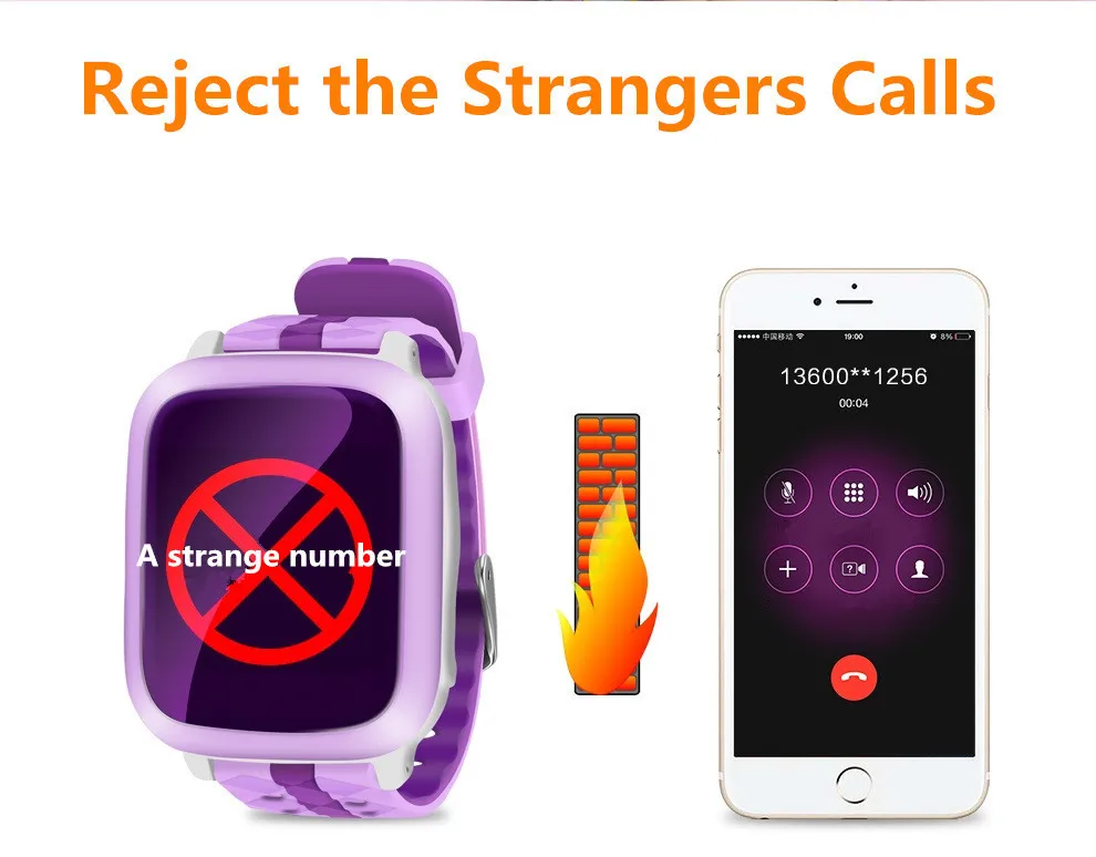 Анти-потеря gps трекер часы для детей SOS аварийный умный мобильный телефон приложение для IOS Android Smartwatch Браслет будильник