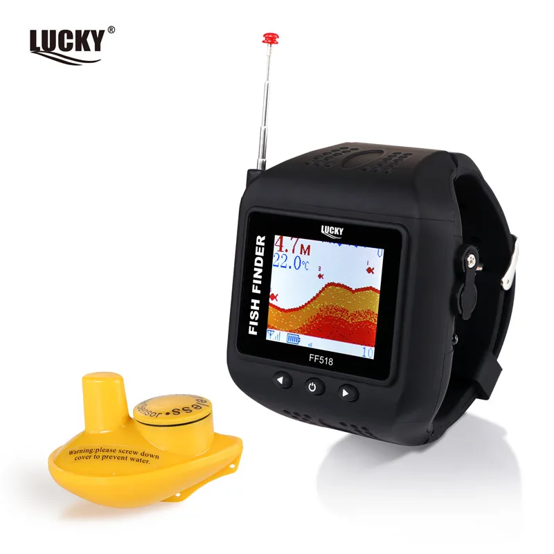 الكورية القائمة! محظوظ FF518 سونار صياد السمك اللاسلكية Fishfinder 180 قدم (60 M) مجموعة المحمولة صدى الصيد أسلم الكورية القائمة! محظوظ FF518 سونار صياد السمك اللاسلكية Fishfinder 180 قدم (60 M) مجموعة المحمولة صدى الصيد أسلم