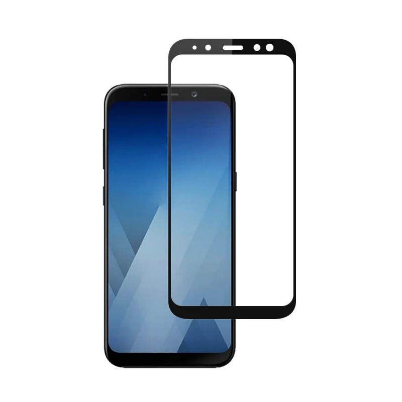 2 шт./лот для Samsung Galaxy A7 2018 закаленное стекло полное покрытие протектор экрана