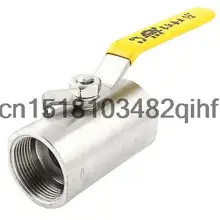 DN32 1-1/4PT Внутренняя Резьба 2 Way Нержавеющей Стали Прямой Шаровый Клапан