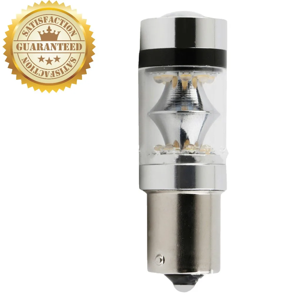 Beste 2 stks VAN S25 1156 T20 7440 Dual Kleur 20SMD 5730 Led Ice Blue amp; Amber Geel Lampen Auto voorkant Draaien Lichten Signaal DRL Alles in een