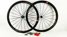 700C bicycle wheelset 23mm width carbon road wheels carbon 38mm clincher wheel UD matte bike road wheels