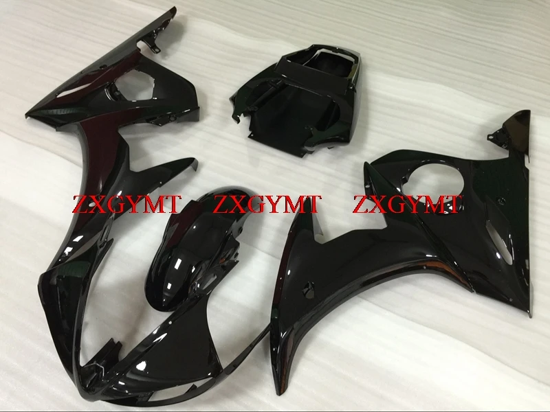 

Fairings for YZF R6 2003 - 2005 Body Kits for YAMAHA YZFR6 03 04 glossy Black Body Kits YZFR6 03 04