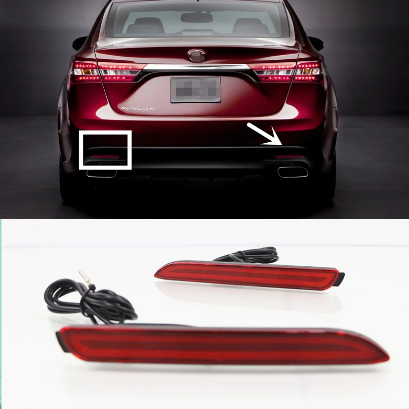 

Car Flashing For Toyota Camry 06-14 Verso 11-15 Vellfire 05-14 Avalon 13-16 Alphard 15-16 DRL Rear Fog Lamp Bumper Light Brake