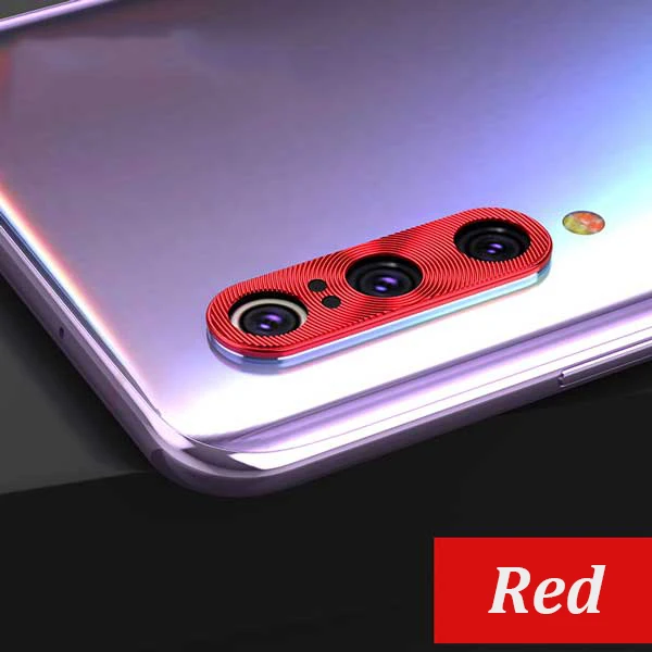 Защитный чехол для объектива камеры для Xiao mi Red mi Note 7 K20 Pro mi 9t 9 SE mi 9 Metal Bumer on Red mi K20 защитная рамка для камеры - Цвет: Красный