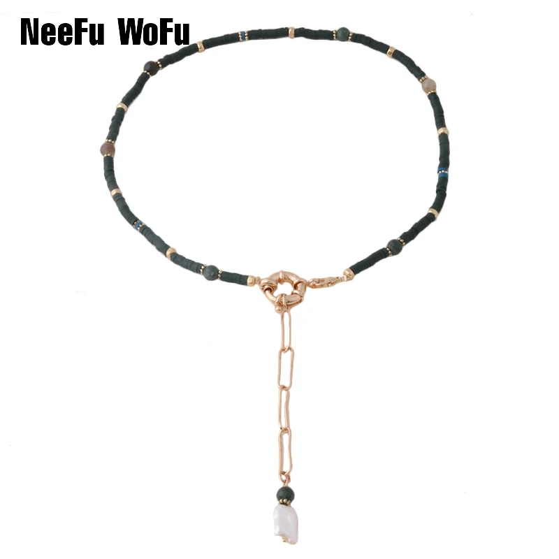 NeeFu WoFu, Пресноводный Жемчуг, браслет, Национальный стиль, модный, Национальный браслет, Pulsera de piedra Mujer de богемный браслет, ювелирные изделия
