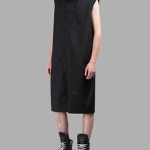 27-37! Для мужчин и wo Для мужчин с RO стиль одежный воротничок шесть темных личностей; свободное в Сиамском стиле повседневные штаны