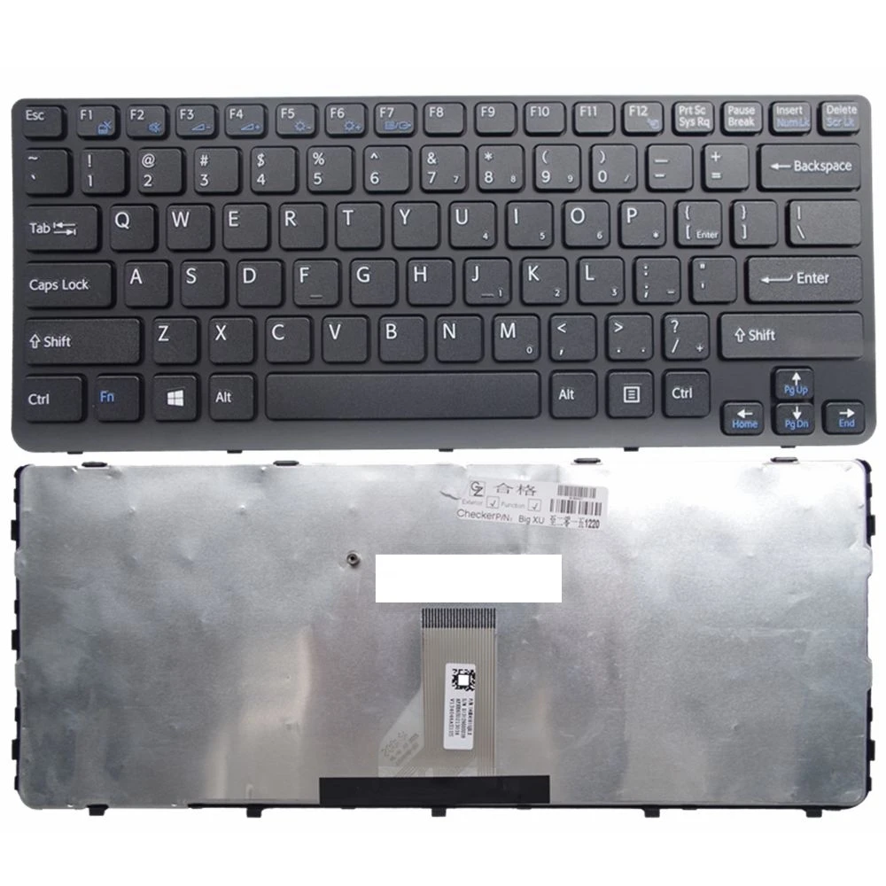 US Black New English Replace laptop keyboard For SONY SVE141SVE1412S7C ...