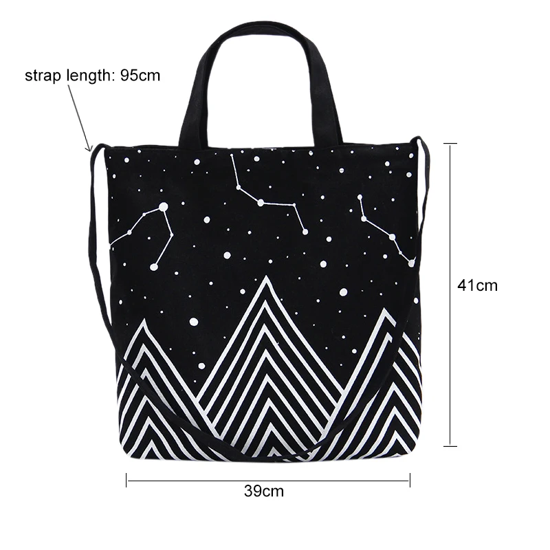 Сумка EXCELSIOR женская холщовая на плечо с принтом|bolsa feminina|printed handbagsbag canvas |