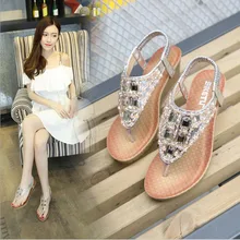 Summer Sandals Women T-strap Flip Flops Thong Sandals Designer Elastic Band Ladies Gladiator Sandal Shoes Zapatos Mujer Summer Sandals Women T-strap Flip Flops Thong Sandals Designer Elastic Band Ladies Gladiator Sandal Shoes Zapatos Mujer
