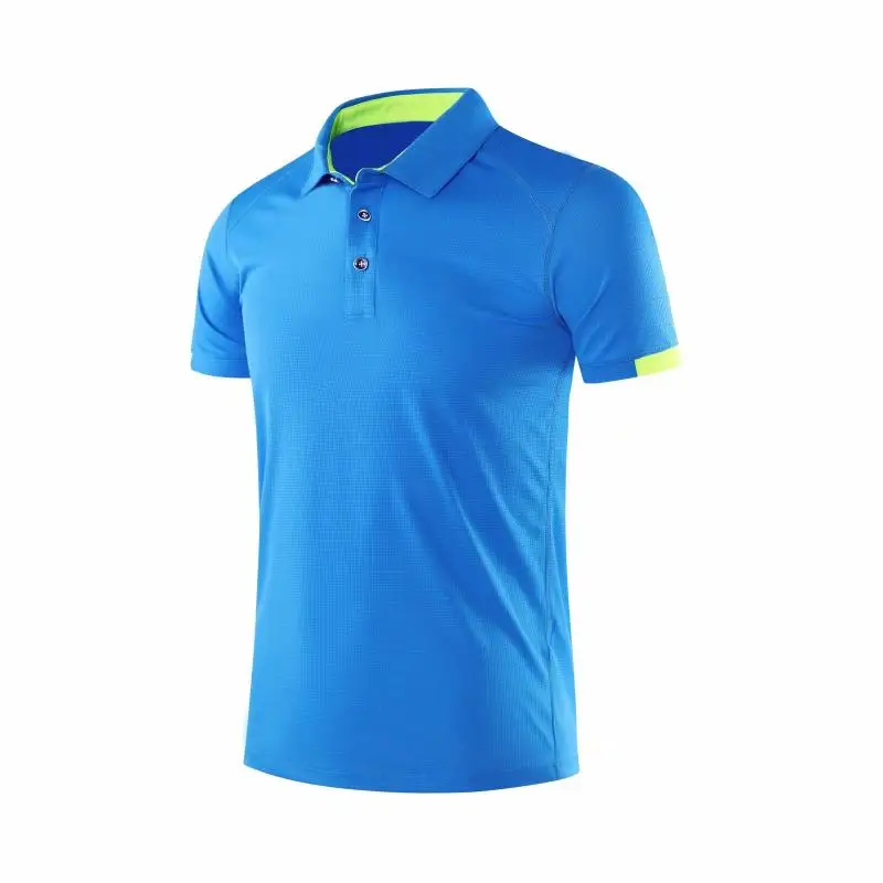 

Quick Dry Fit Polo Shirt Running T-Shirt Men Polo Tennis Shirt Basketball GYM Running T Shirt Badminton Soccer Sport Clothes DIY