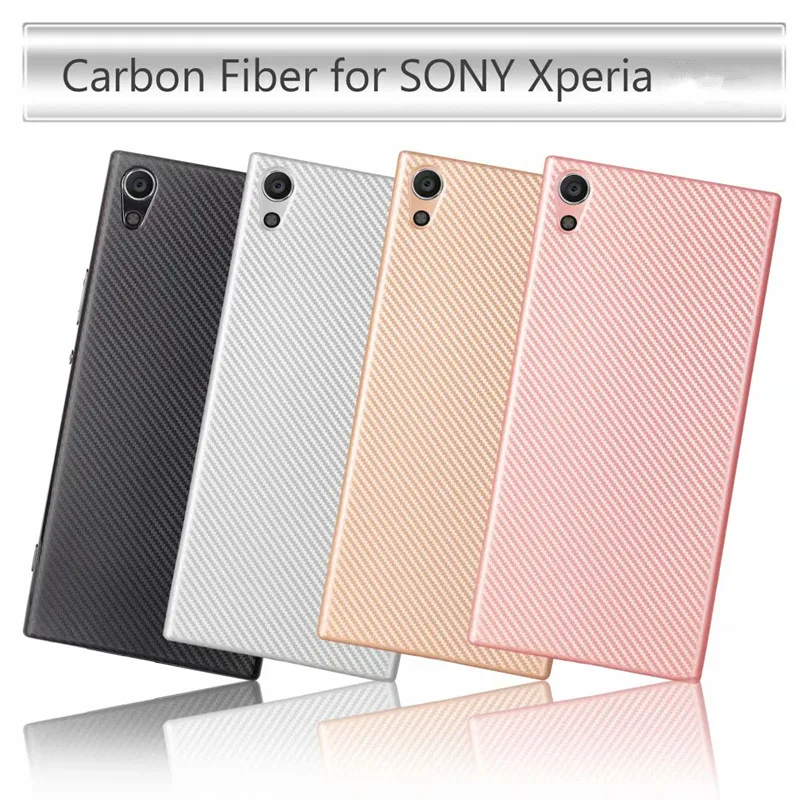 

Carbon Fiber Soft Case For Sony Xperia XA1 XA2 Ultra XZ XZ2 XZ1 Compact Premium Case For Sony Xperia XA1 Plus L1 C6 L2 Cover