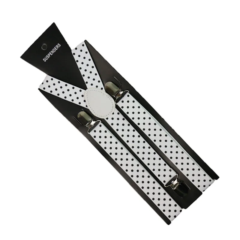 HUOBAO мужчины/женщины подтяжки для одежды Bowtie Set Clip-on эластичный y-образный Регулируемый Красный пледы печати Подтяжки Bowtie Set