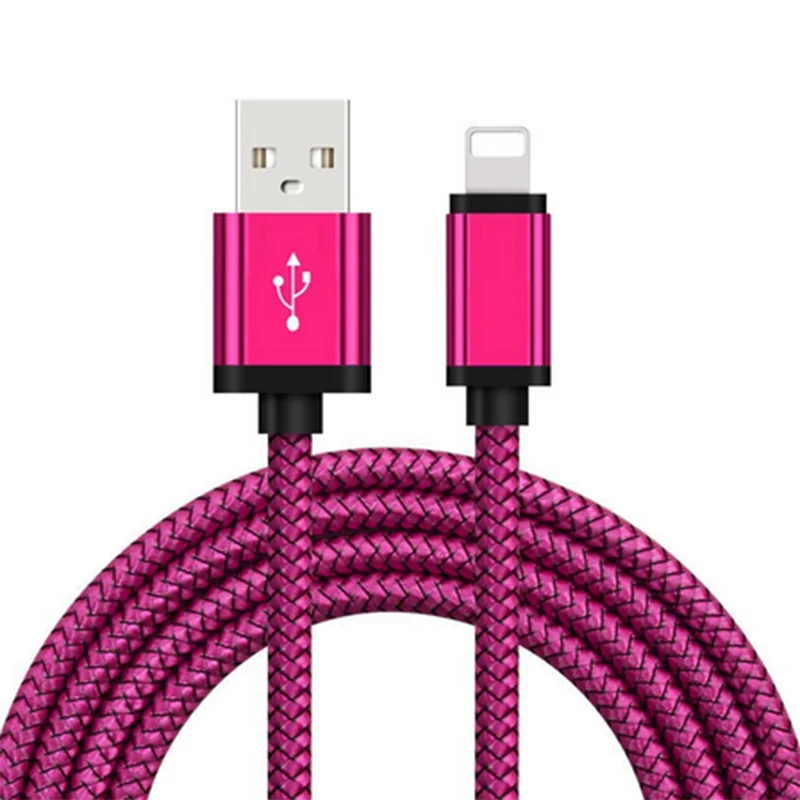 3 цвета USB кабель для зарядки и передачи данных освещение для iphone XS MAX XR X 8 7 6 6S 5S Plus кабели для зарядки для iPad Mini 1 м 2 м 3 м