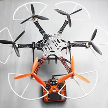 F05114-AM в собранном виде F550 550 мм гексавинтовой воздуха рамки комплект RTF AT10 10CH дистанционного Управление Опора гвардии протектор
