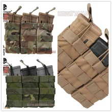 Военный Эмерсон модульная Open уход за кожей лица Топ Портативный Тройная журнальная Сумка тактический бой прочный Drop сумка инструмент для охоты, уличный чехол