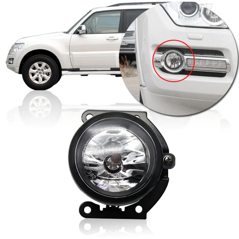 CAPQX Front bumper fog light For Mitsubishi Pajero 2015 2016 2017 2018 Driving foglight