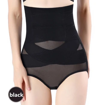 

High Waist Shaping Control Panties Breathable Body Shaper Slimming Tummy Underwear Panty Shapers Briefs Shapewear Female