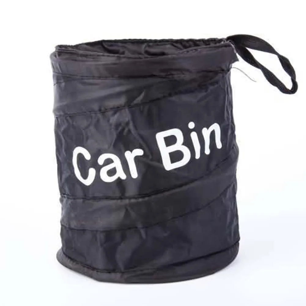 

Collapsible Car Bin Water Resistant Black Litter Waste Rubbish Trash Bag Boat