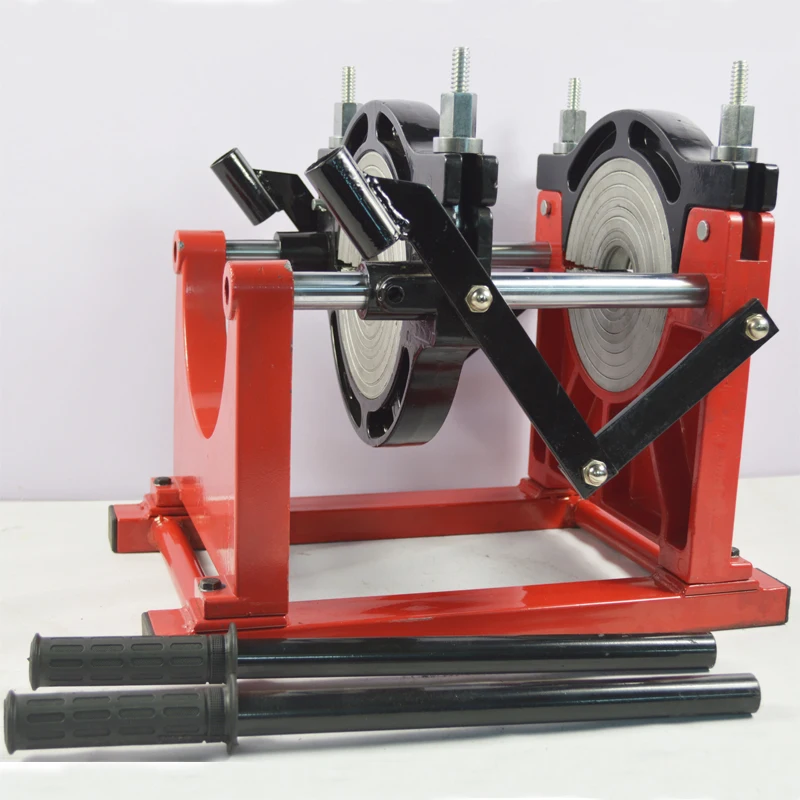 New 220 V Electric Working Piping Hot Melt Engine Tool 63-200 mm 2.5-8 inch Welding Working Butt Fusion Welder for PPR PB PE ect 2