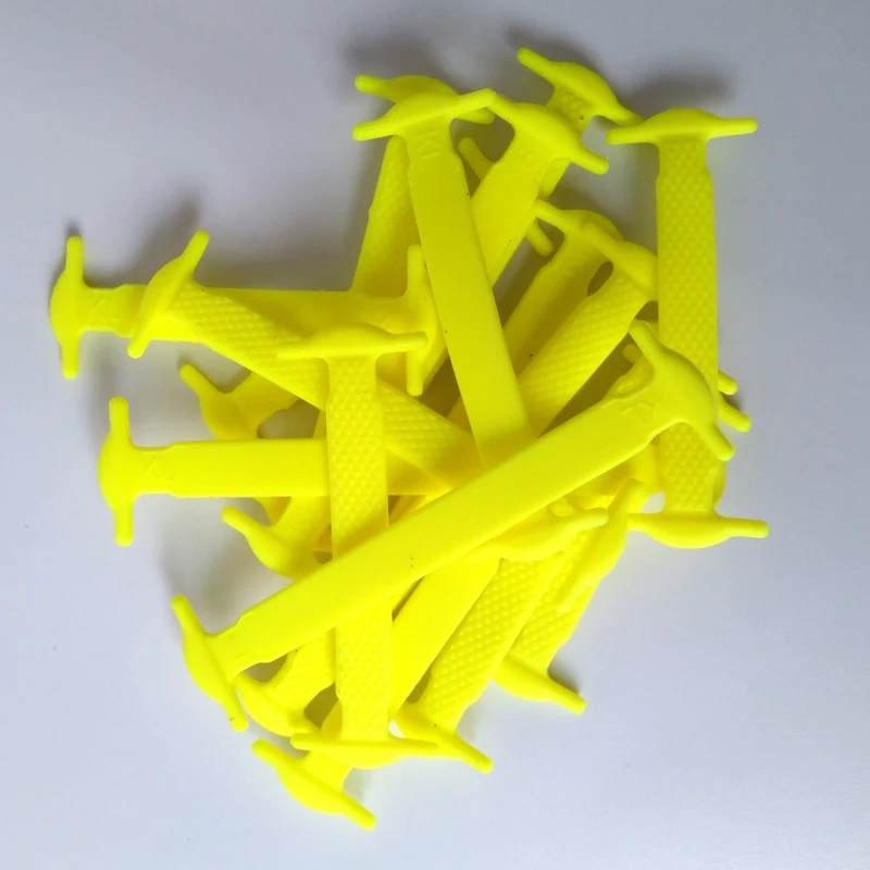 JUP 50 Sets / 600 Pcs New Kids Childs Children Unisex Athletic Fashion No Tie Rubber Elastic Laces Sneaker Laces Athletic Laces 