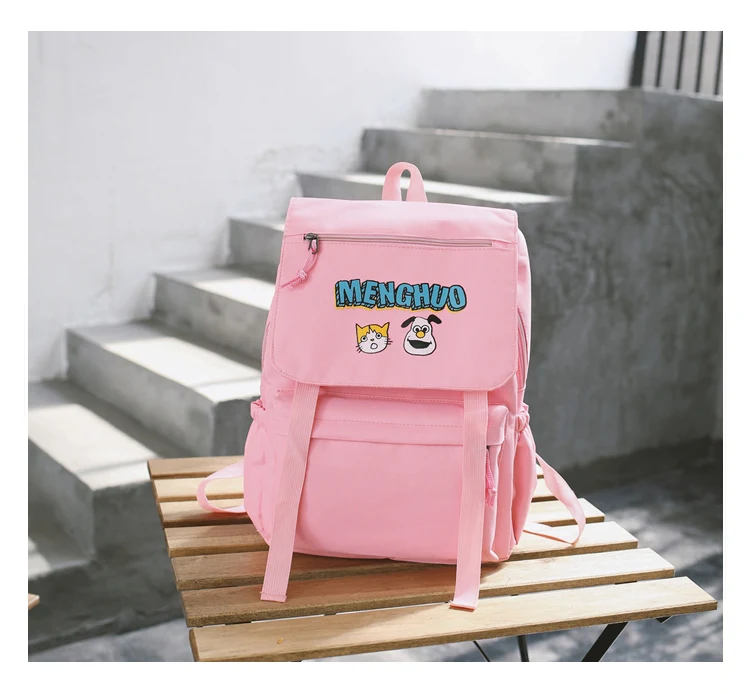 Menghuo Waterproof Nylon Women Backpacks Female Fashion Rucksack School Backpack for Girls Travel Bag Bolsas Mochilas Sac A Dos (43)