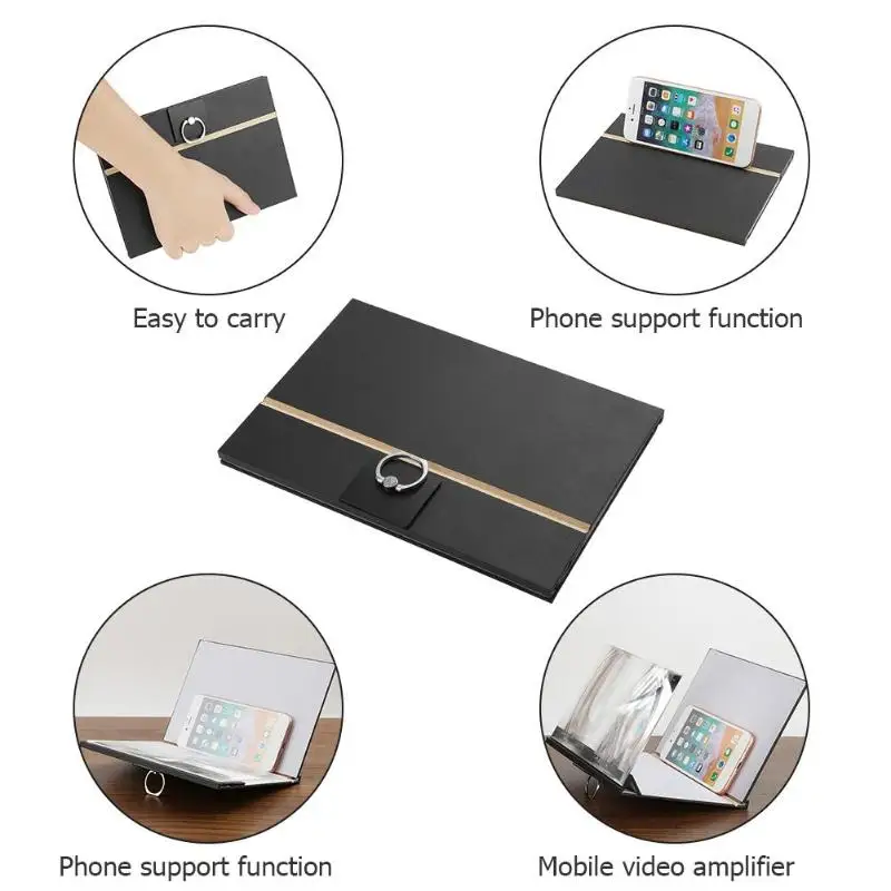 

Mobile Phone Screen Magnifier Eyes Protection Display 3D Video Screen Amplifier Enlarged Stand Holder Bracket for Smart iphone