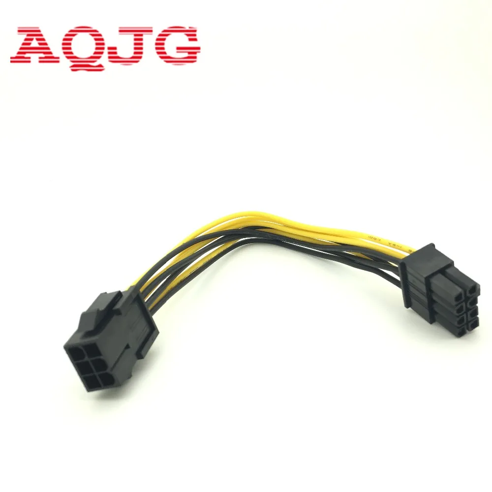 8 Poli Maschio Adattatore Cavo Alimentazione Video PCI Express 6 Pin Femmina