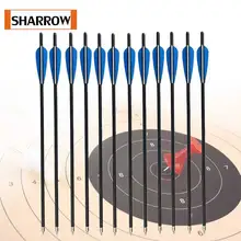18 дюймов стрелы арбалета смешанный углерод сталь фиксированные стрелки Открытый Традиционный лук 10 шт./партия 20 шт./партия 30 шт./партия