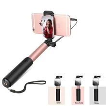 2017 Gopro 3+ 4 action camera selfie stick mirror remote Smartphone Selfie Stick sjcam mobile phone handheld monopod for xiaomi