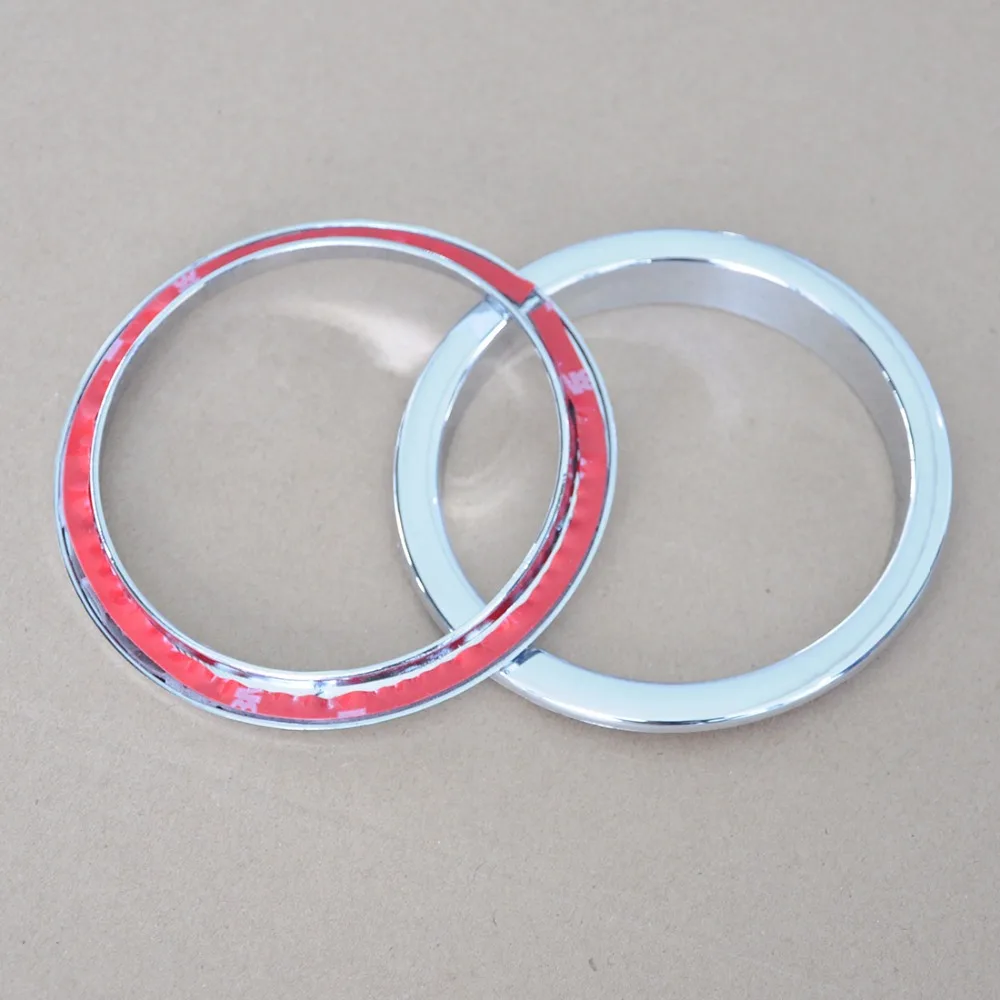 wotefusi Car New Chrome Color Front Turn Signal Light Covers Ring Molding Trim for Jeep Wrangler Jk 2007-2015 2008 2009 2010 2011 2012 2013 2014