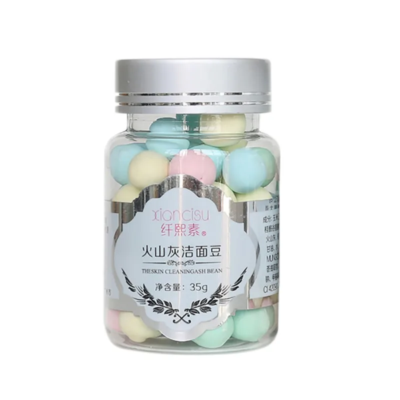 

Amino Acid Cleansing Beans Deep Cleansing Smooth Moisturizing Clean Volcanic Ash Magma Beans New