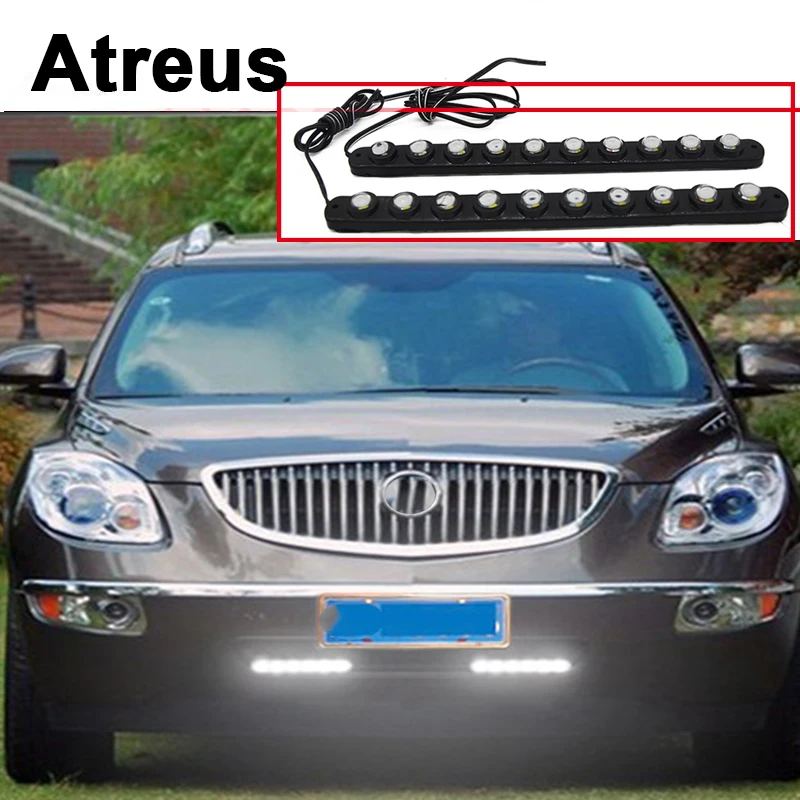 Atreus 2 шт. для Mitsubishi ASX Suzuki Subaru Acura джип Fiat 500 Hyundai Solaris Автомобильные фары дневного