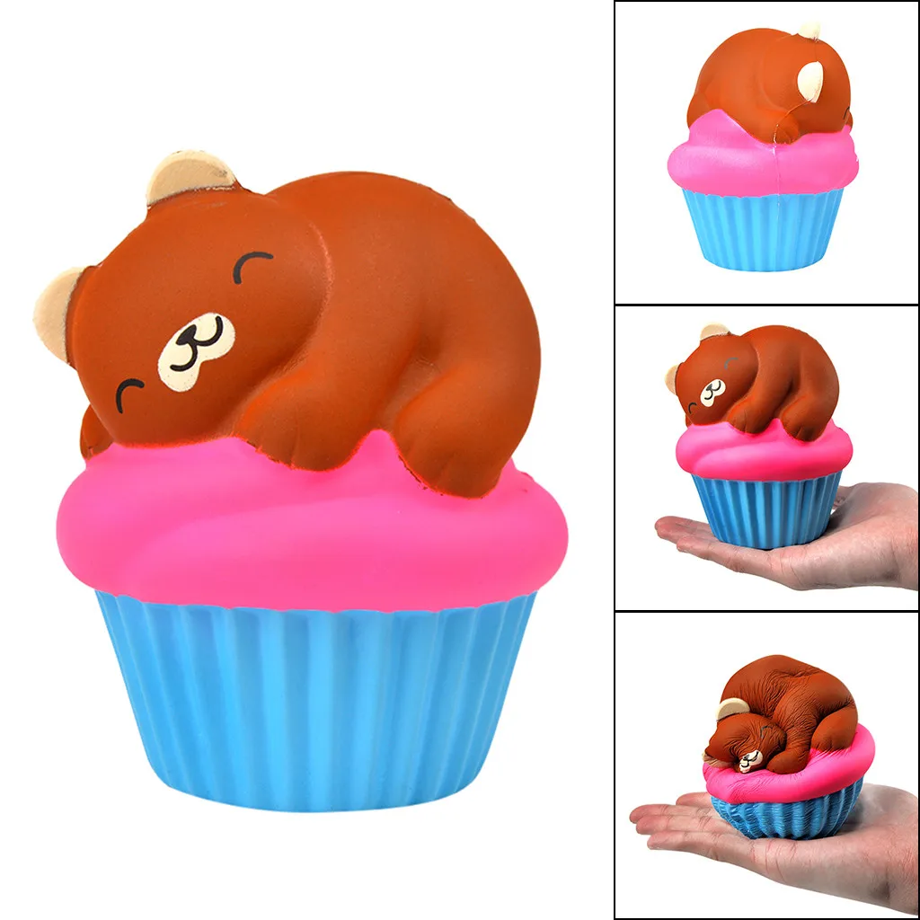 

Bear Cream Scented Slow Rising Toy Squishes Stress Relief Toy for Kids Gift For Children Birthday 2019 New Arrival