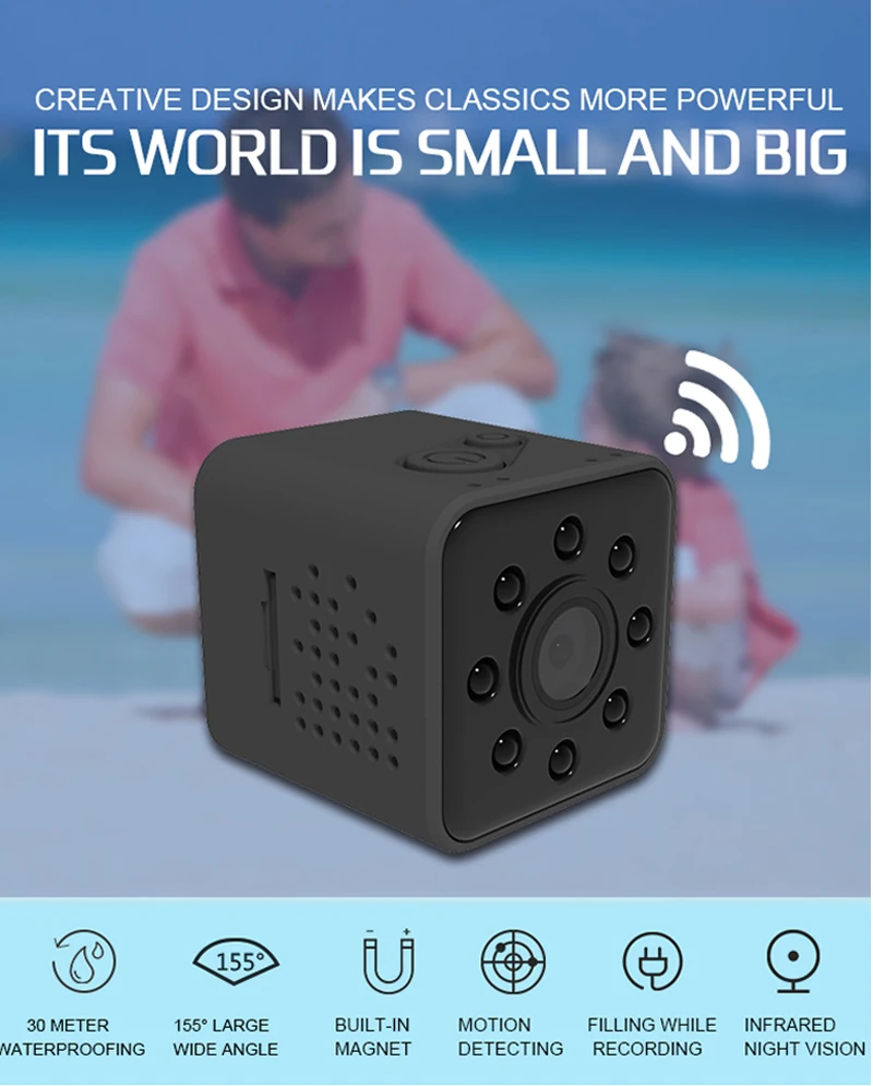 

New Hidden mini camera SQ23 HD WIFI small 1080P Wide Angle camera cam Waterproof MINI Camcorder DVR video Sport micro Camcorders
