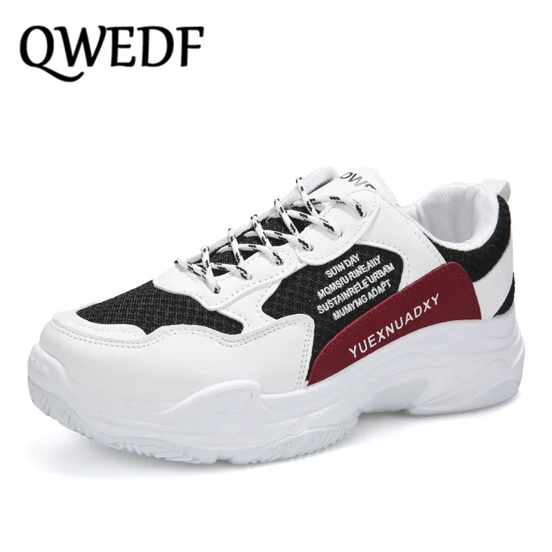 

2019 Spring autumn Fashion Daddy Shoes Men Height Increasing Breathable White Shoes Casual Thick Sole Sneakers for Male CZ-36