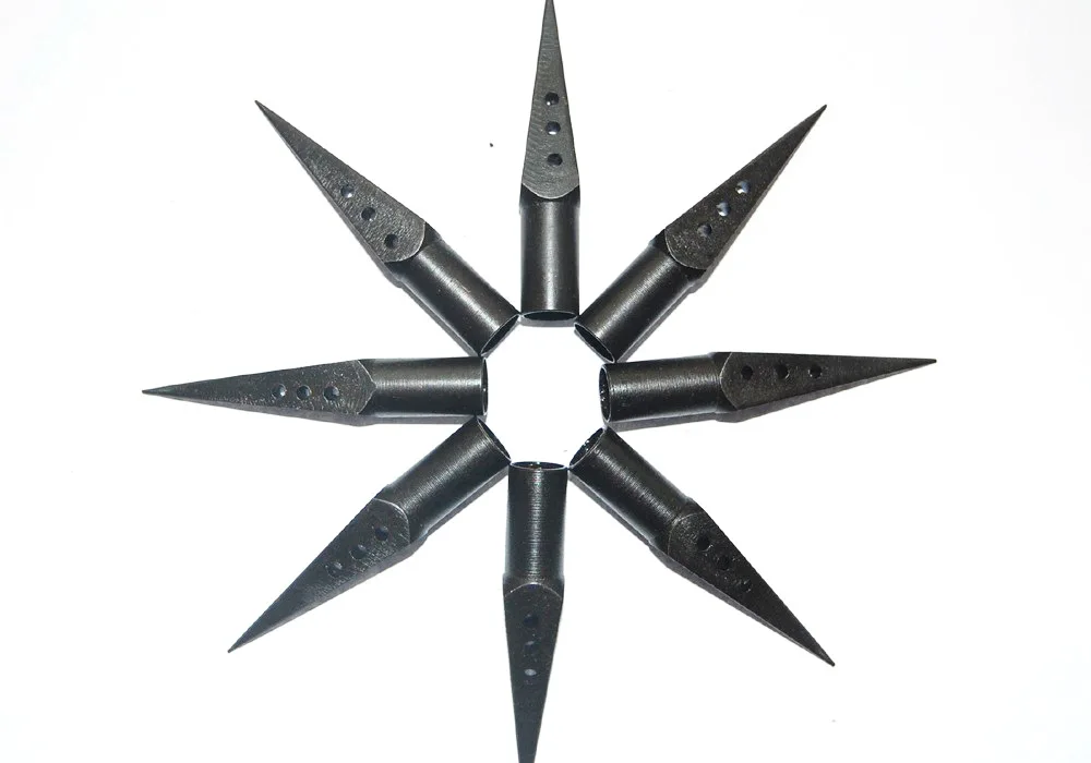 Three-hole arrow