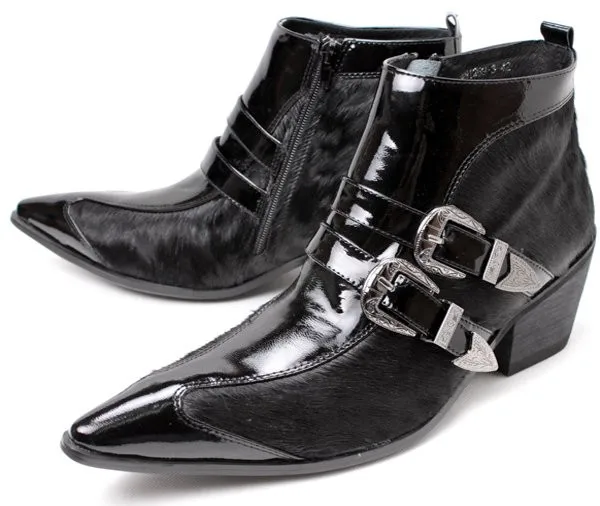 pointed heel shoes for men