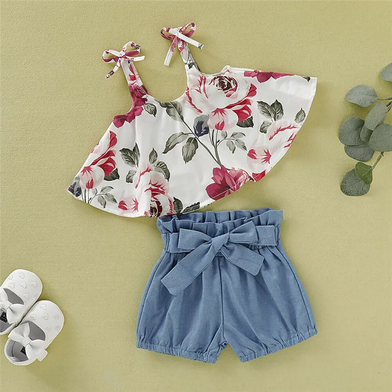 PUDCOCO Kleinkind Kinder Baby Girl Mädchen Summer Off