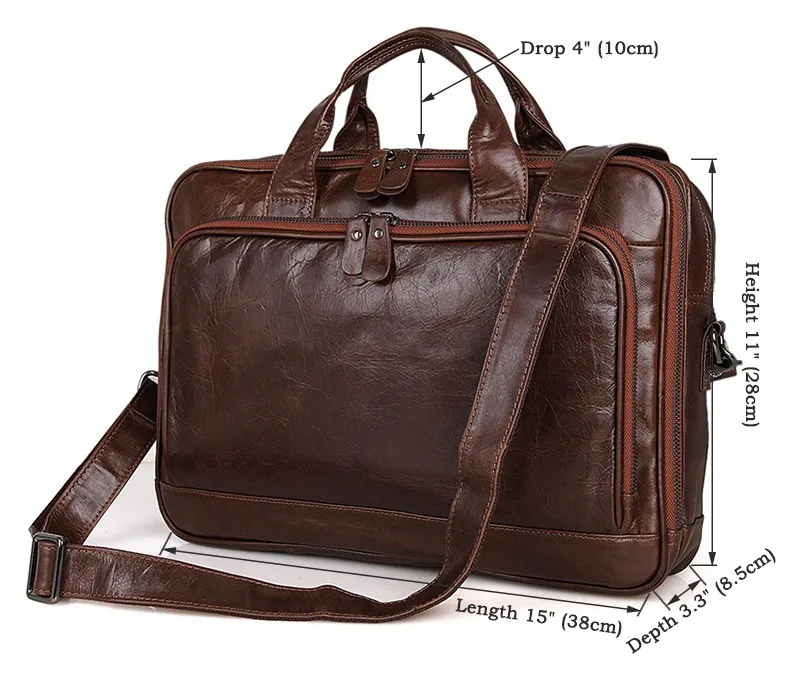 Мужские сумки-мессенджеры из натуральной кожи, деловая сумка для ноутбука 14 дюймов, мужской портфель, сумка через плечо для ноутбука, мужская дорожная сумка, LI-1754