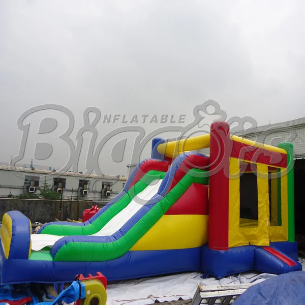 FREE SHIPPING BY SEA PVC Commercial Combo Inflatable font b Bouncer b font With Slide For