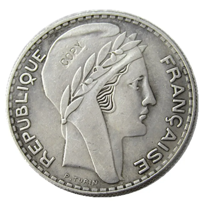 

France 20 Francs 1929 Silver Plated Coin Copy