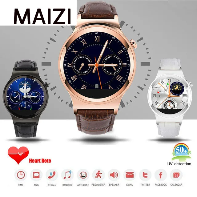 

Smart Watch T3S For Ios Phone Bluetooth Smartwatch Support SIM TF Card SMS Waterproof Answer Calls Heart Rate Monitor For Health