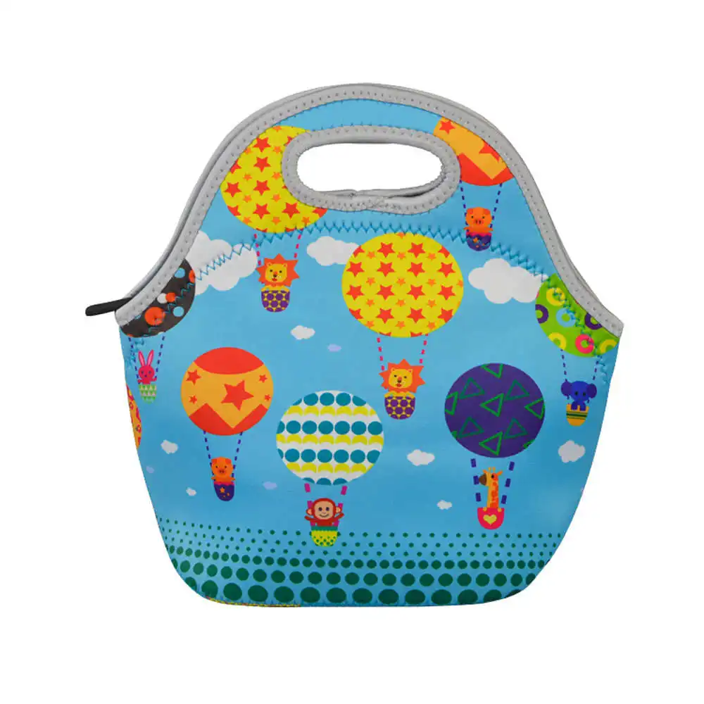 Aelicy неопреновая сумка для обеда с 3D принтом единорога, Портативная сумка для женщин, сумки для пикника, закуски, охлаждающая изоляционная коробка для обеда - Цвет: G