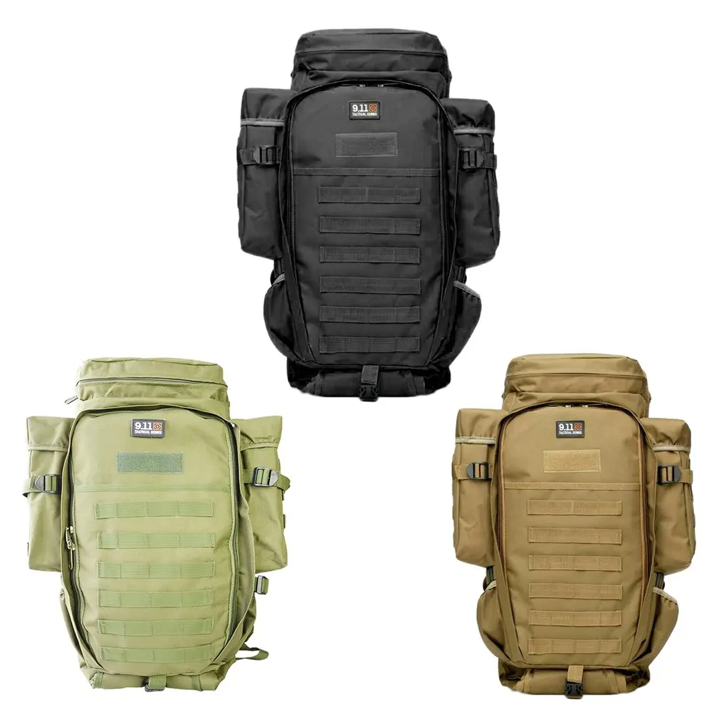 

Multifunctional Tactical Bag Outdoor Mountaineering Backpack 70L Large Capacity For Travel Hiking Sports Waterproof
