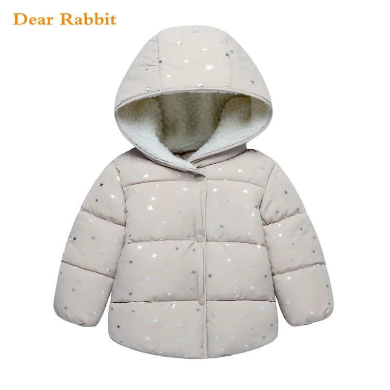 

2018 Autumn spring winter For Girls jackets Baby Coat Kids Warm Hooded Outerwear Children Clothes Infant boys Jacket Clothing