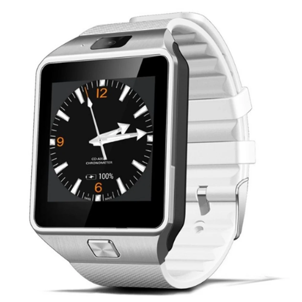 Qw09 Смарт-часы мужские reloj android 4,4 bluetooth wifi Двухъядерный 1,2 ГГц rom 4 Гб ram 512 M Smartwatch телефон Para Android iOS - Цвет: silver white