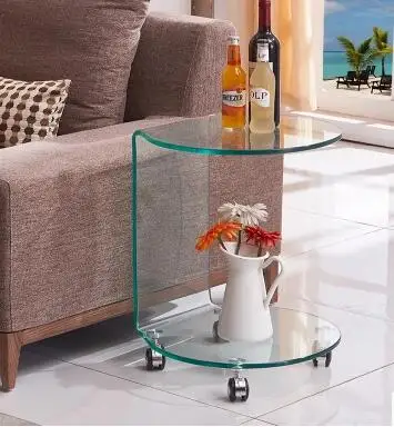 Excellent Small tea table . bending glass table 0